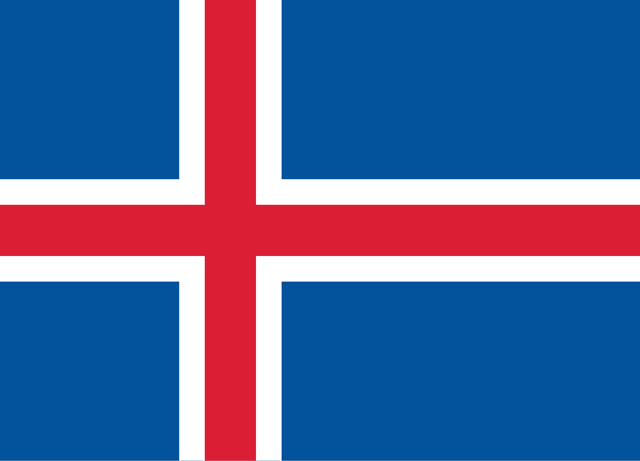 Bandera de Islandia