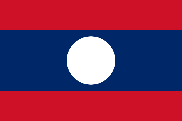 Bandera de Laos