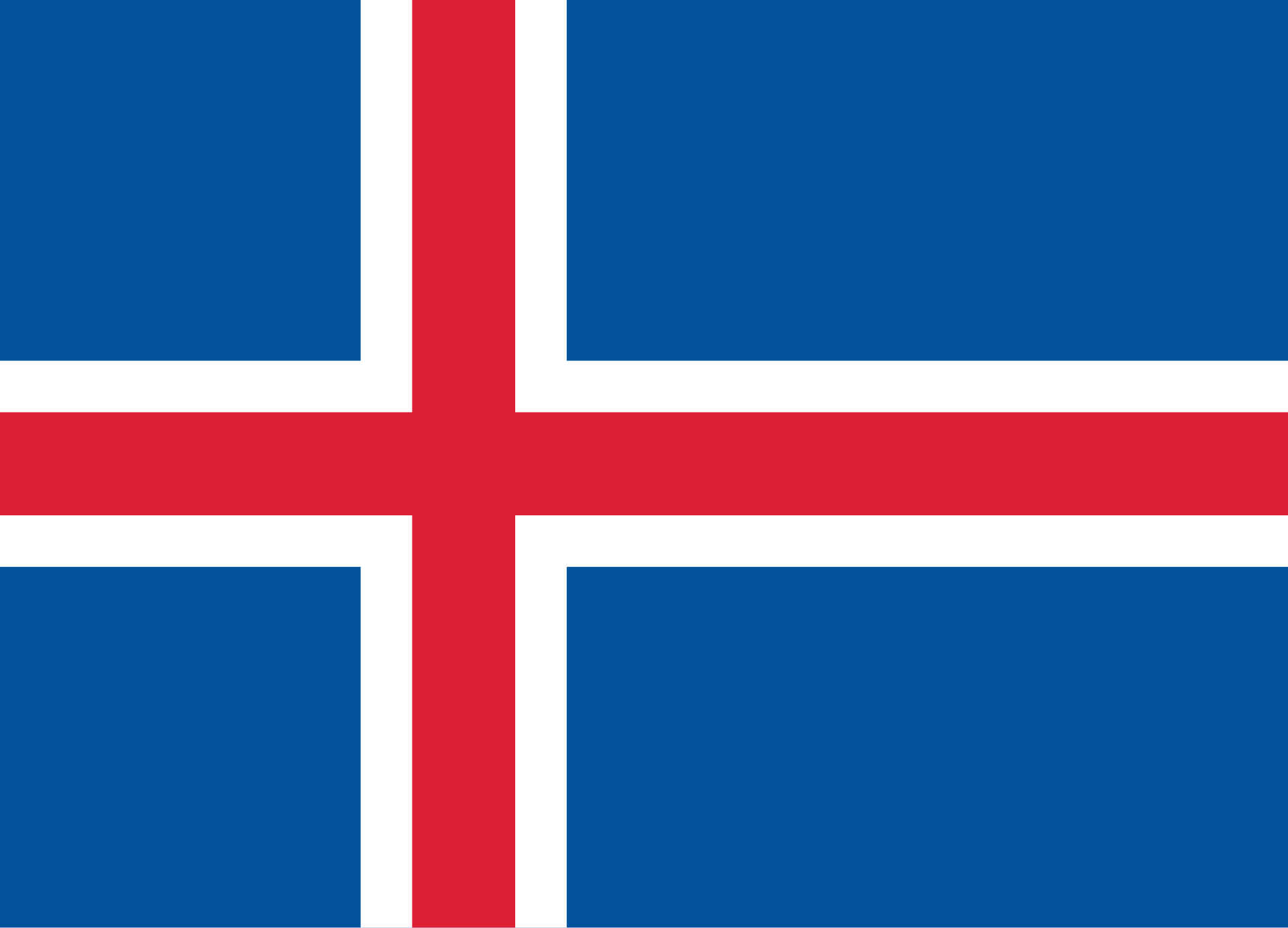 Bandera de Islandia