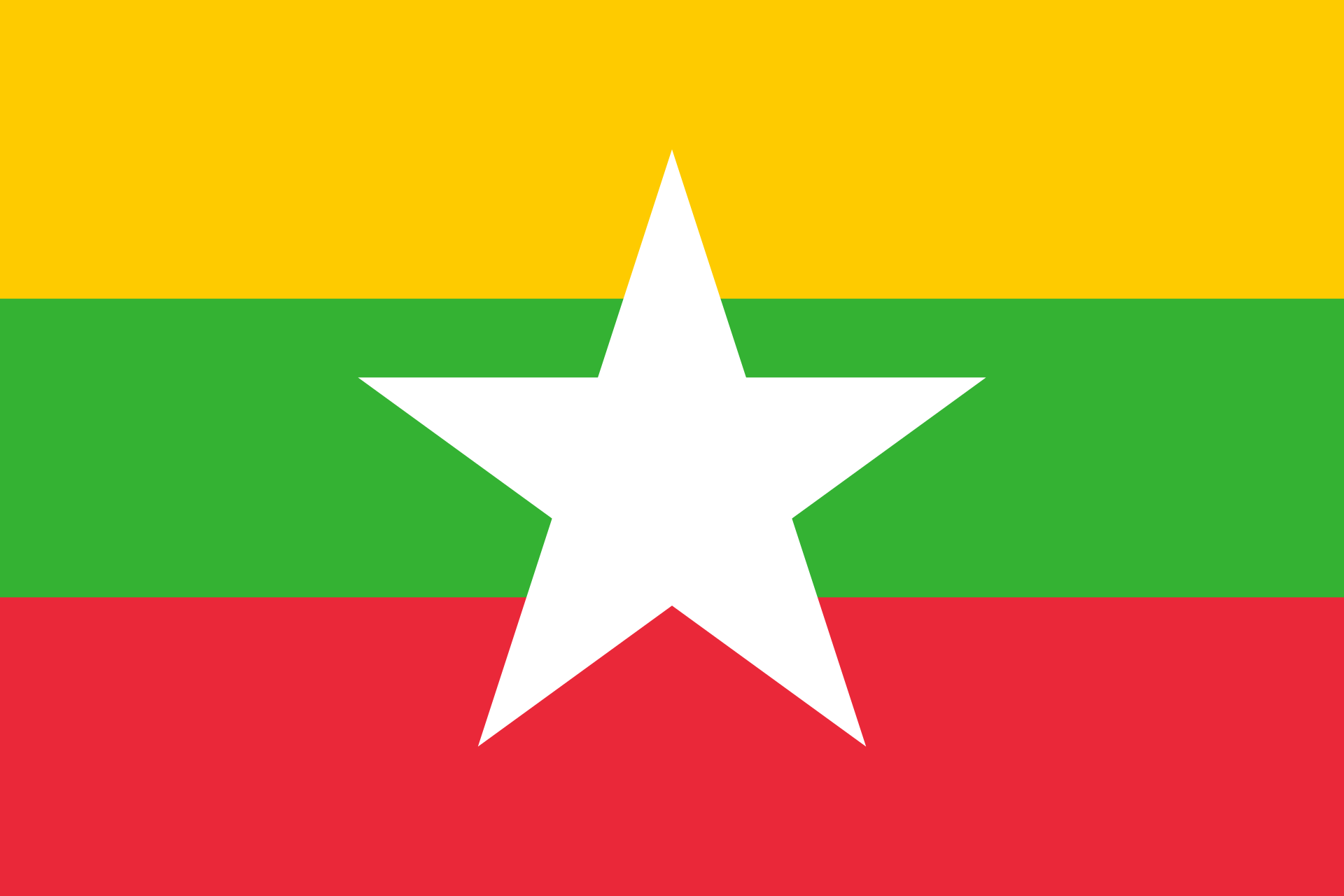 Bandera de Myanmar